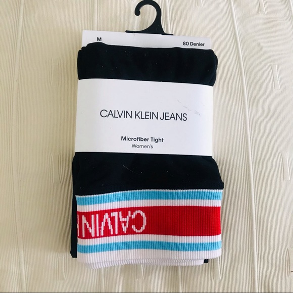 calvin klein microfiber tights